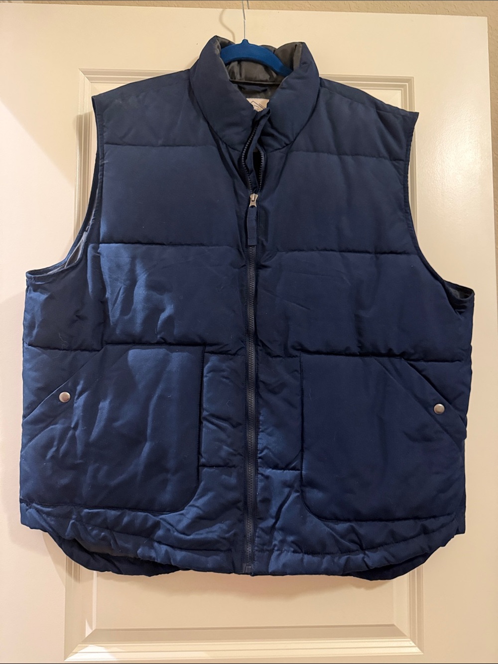 St. John's Bay Navy Quilted Puffer Vest